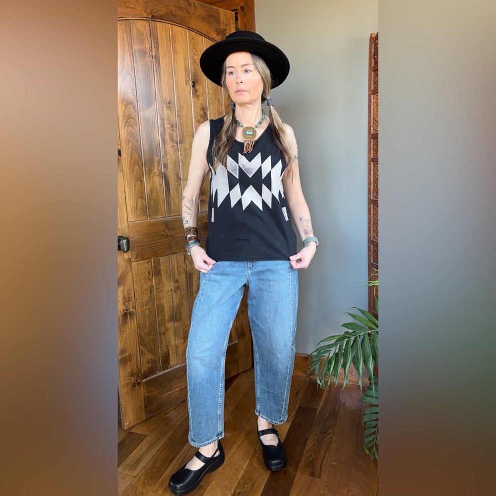 Southwest Print Cotton Tank